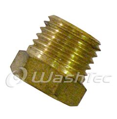 BRASS REDUCER 1/4 MALE - 1/8 FEMALE