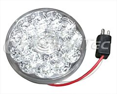 LAMP-RED-LED-W/F-PIG-GRMT-12VDC