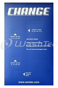 DECAL FOR QC-5604 ANZTEC CHANGE MACHINE