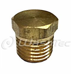 PLUG-BRASS-1/4-HEX-HEAD