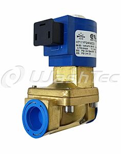 VALVE SOLENOID N/C 1/2 W/DIN- COIL