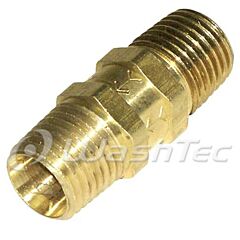 CHECK VALVE ¼” - BRASS MALE x MALE, STAI