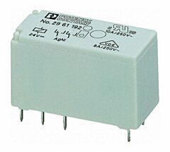 MIN.RELAYS,2 PDT,24 V DC