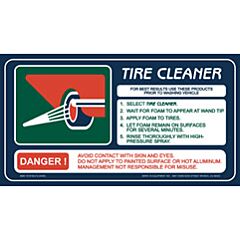 SIGN-SELF SERVE BAY - TIRE CLEANER   MET