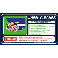 **SIGN - SELF SERVE BAY - WHEEL CLEANER