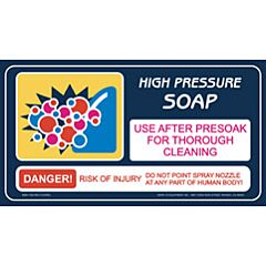 **SIGN-SELF SERVE BAY  HIGH PRESSURE SOA