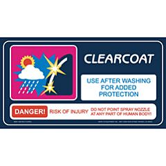 SIGN- SELF SERVE BAY-CLEARCOAT    METAL