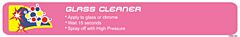 DECAL MENU STRIP - GLASS CLEANER - MARK