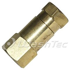 SWIVEL, INLINE HP BRASS COUPLER - 3/8