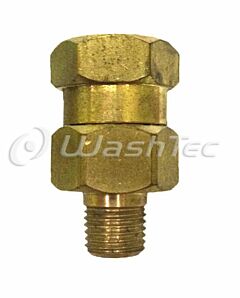 SWIVEL BRASS 1/4 MPT X 3/8 FPT HP (