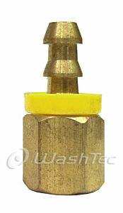 PUSH LOCK BARB, FEMALE, 1/4F FITTING