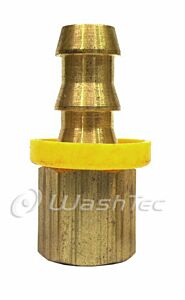 PUSH LOCK BARB, FEMALE, 1/4F FITTING